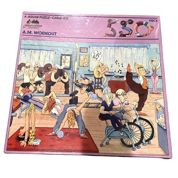 American Publishers Other - Vintage NIB American Publishers‎ 1987 Puzzle AM Workout 550 Piece